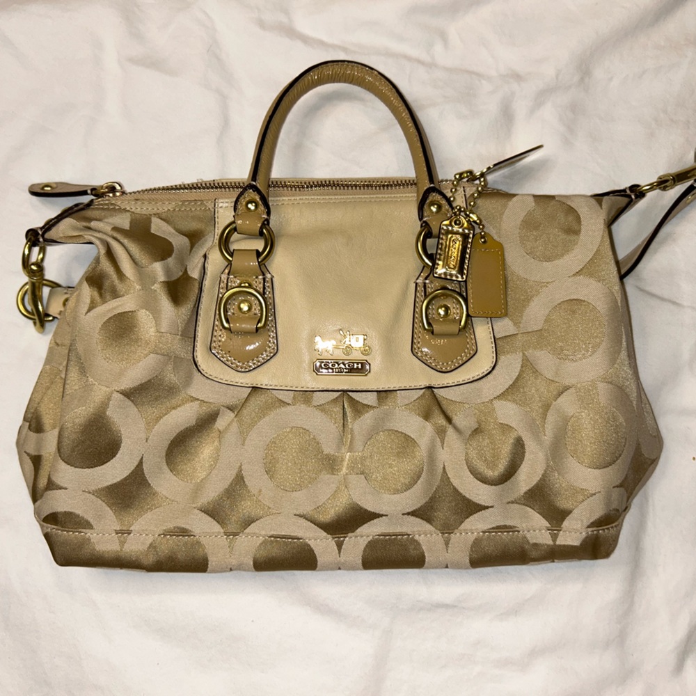 Coach Champagne Shoulder Bag